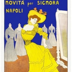 Vintage Italian fashion poster