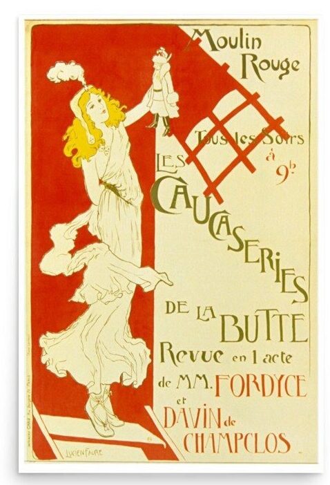Vintage Moulin Rouge poster