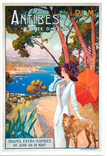 Vintage Antibes poster