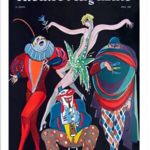 Vintage Theatre Magazine cover poster
