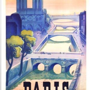 Vintage Paris poster