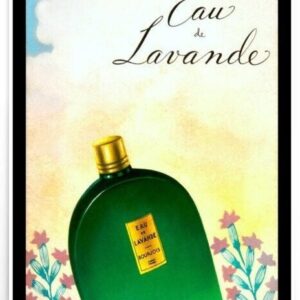 Vintage French perfume poster Bourjois, vintage perfume poster