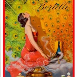 Vintage Perfume poster, vintage Italian perfume poster, vintage cosmetics poster