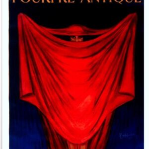 Vintage French perfume poster