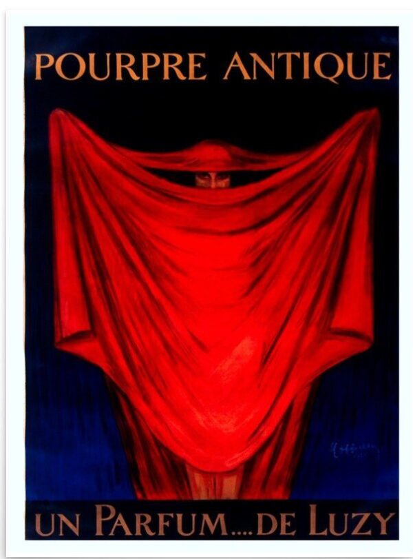 Vintage French perfume poster