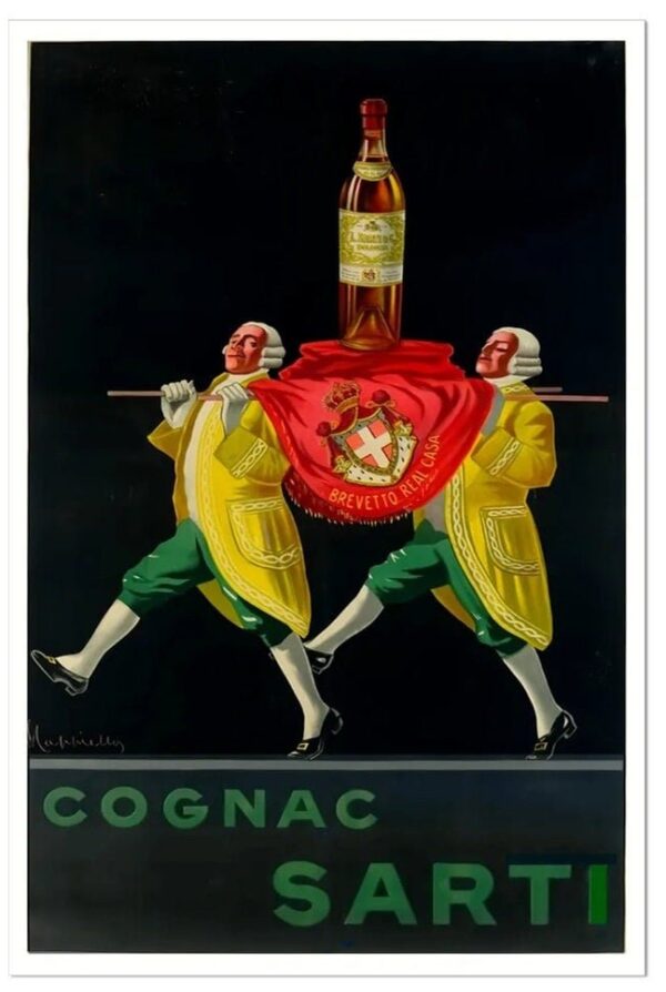 Vintage Cognac Sarti poster