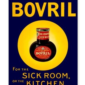 Bovril Vintage Food Advert Poster Print, Historic British Food & Drink Ad, Retro Kitchen Gift