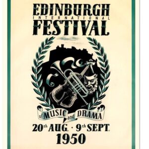 Vintage Edinburgh Festival Poster