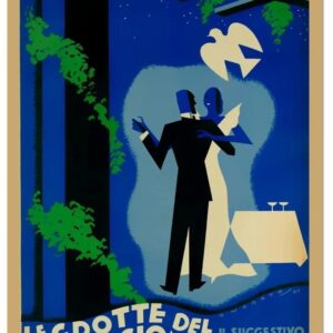 Vintage Italian travel poster