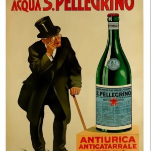 Vintage San Pellegrino poster