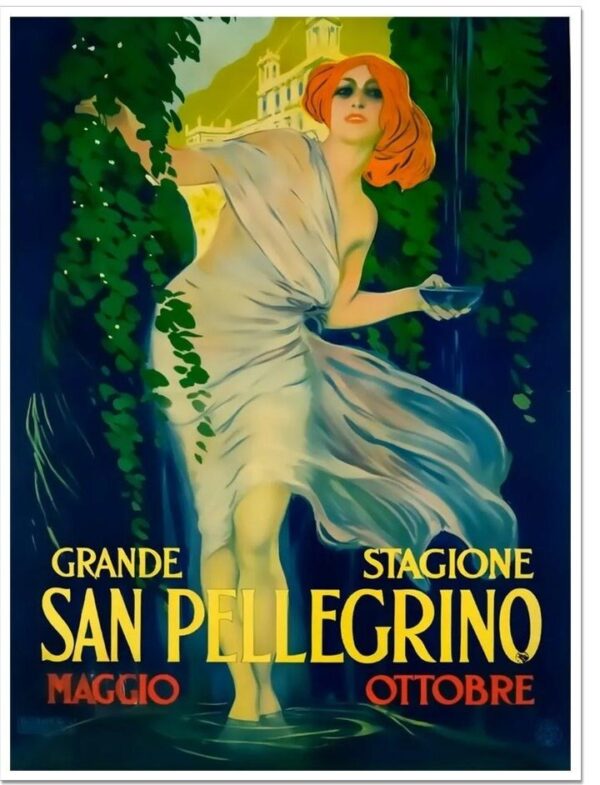 Vintage San Pellegrino Poster