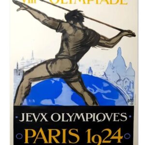 Vintage French Olympic games poster