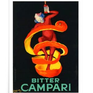 Bitter Campari Poster, Food And Drink Print, Bar Restaurant Print, Kitchen Art, Italian Liqueur Advertisement