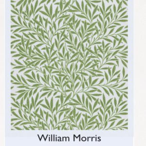 Willow Print In Green, A Classic Design Inspired by William Morris