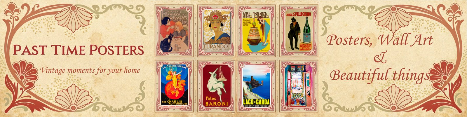 PastTimePosters, vintage poster prints, homeware, and fine wall art for your home