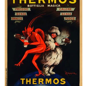 Vintage Thermos Ad Poster Print