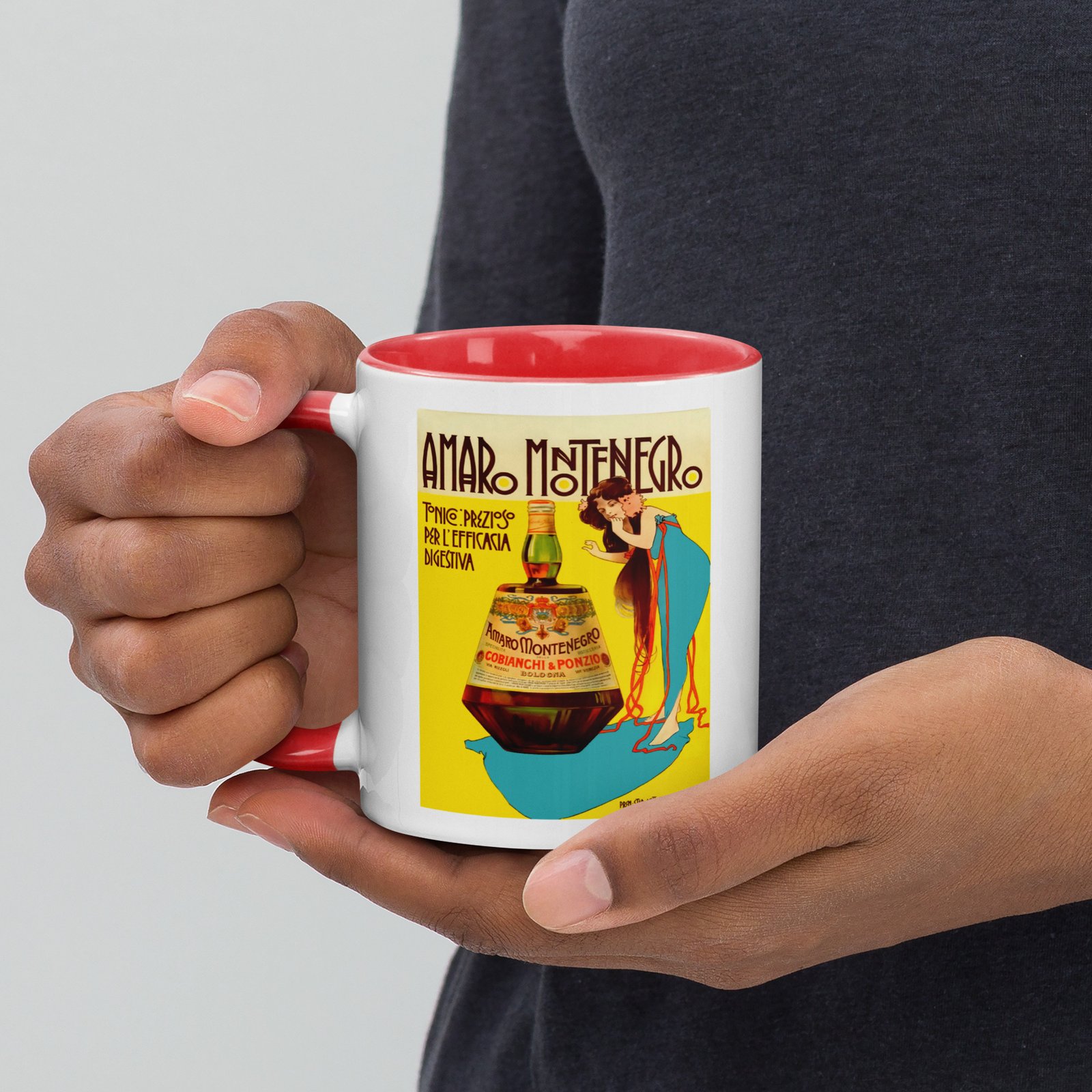 Amaro Montenegro Vintage Mug | Italian Aperitivo Art | Retro Cocktail Bar Decor | Fun Coffee & Tea Cup - Image 7