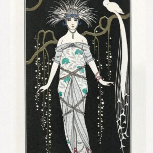 Vintage fashion poster, vintage French Fashion, Art nouveau fashion poster, Art nouveau Parisian fashion