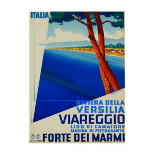 Riviera Versilia Viareggio Forte Dei Marmi Puppo 1934 Poster