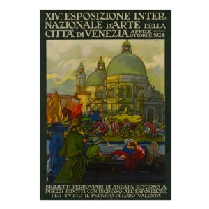 Venice Art Exhibition Poster by Marcello Dudovich - 1924