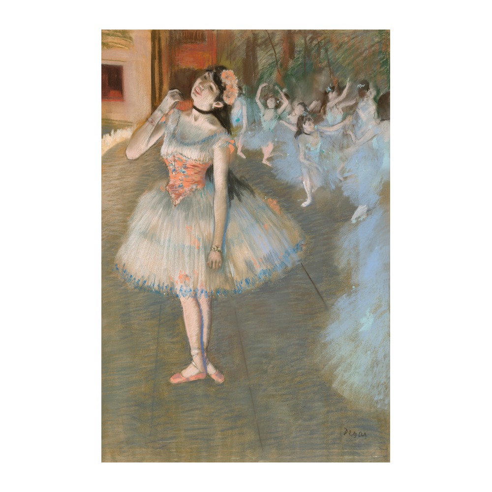 The Star ballet dancer vintage fine art print by Edgar Degas 1879-81