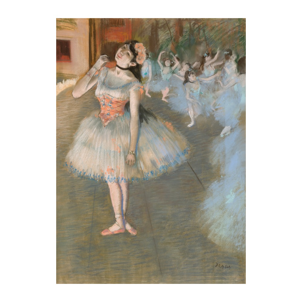 The Star ballet dancer vintage fine art print by Edgar Degas 1879-81