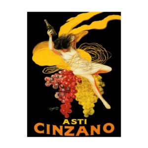 Asti Cinzano Poster by Leonetto Cappiello (1920) - new reproduction fine art print mock