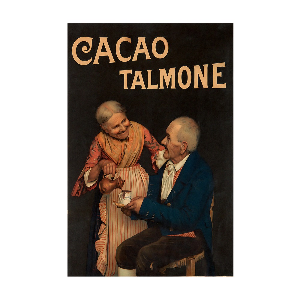 Cacao Talmone Poster by Oschner (c. 1900) - new reproduction fine art print mock