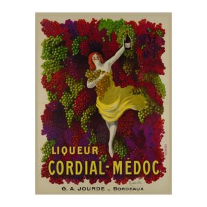 Liqueur Medoc poster by Leonetto Cappiello (1907) - new reproduction fine art print mock