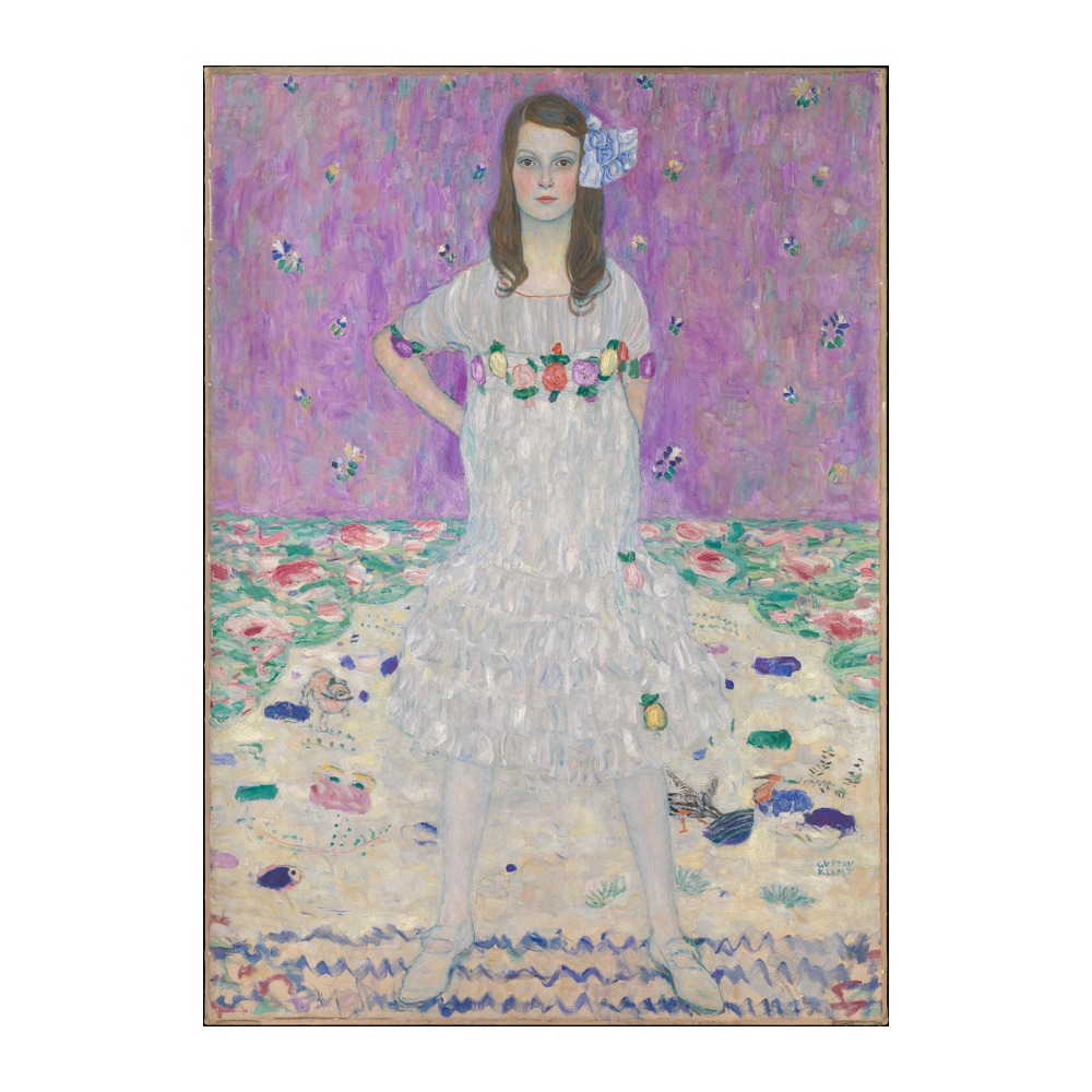 Mäda Primavesi by Gustav Klimt (1912-13) - new reproduction fine art print mock