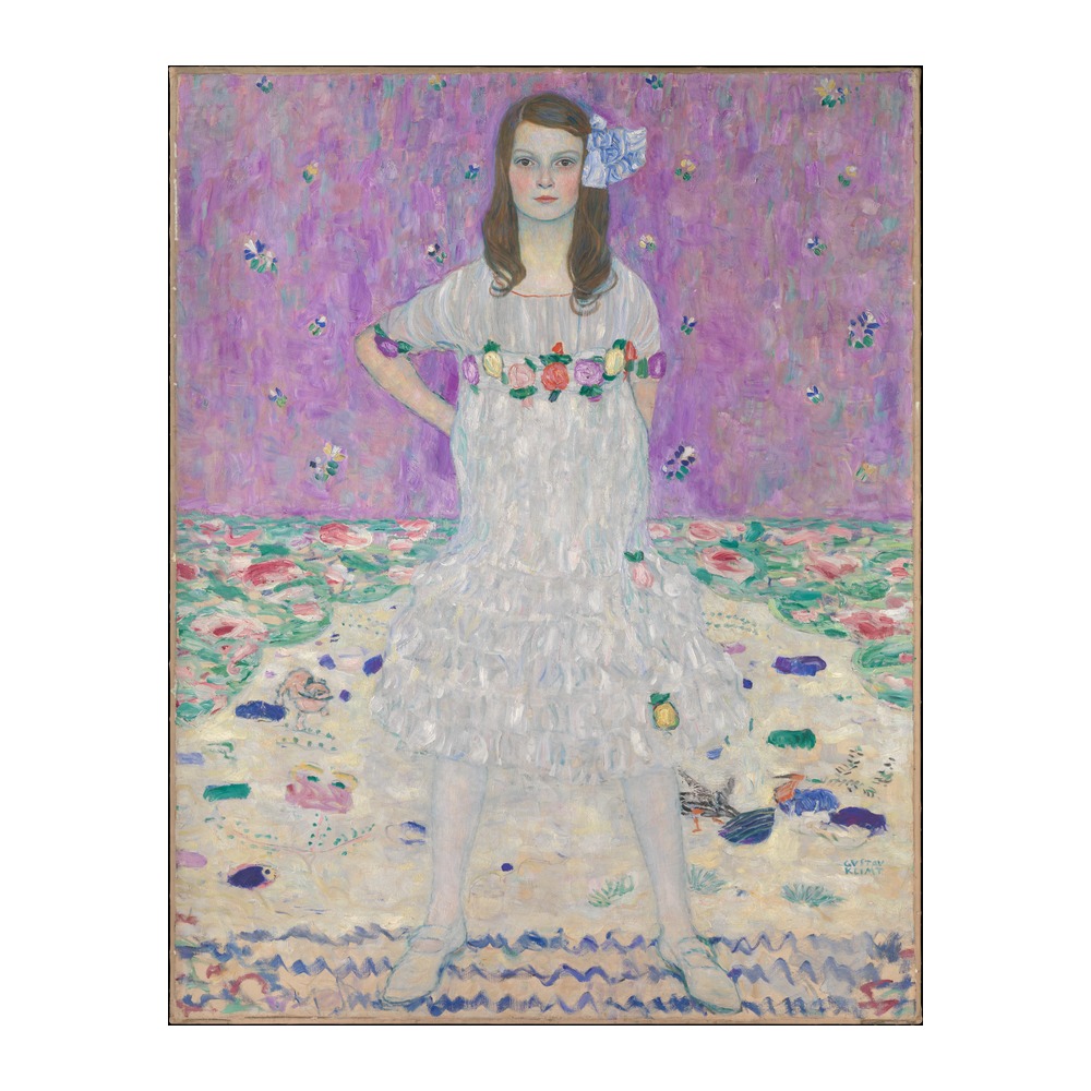Mäda Primavesi by Gustav Klimt (1912-13) - new reproduction fine art print mock