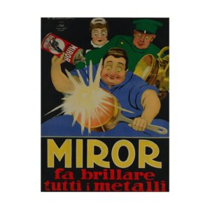 Miror Polish poster by Marcello Dudovich (1920-40) - new reproduction fine art print mock