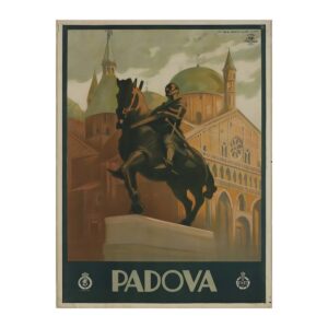 Padova ENIT poster by Marcello Dudovich - new reproduction fine art print mock